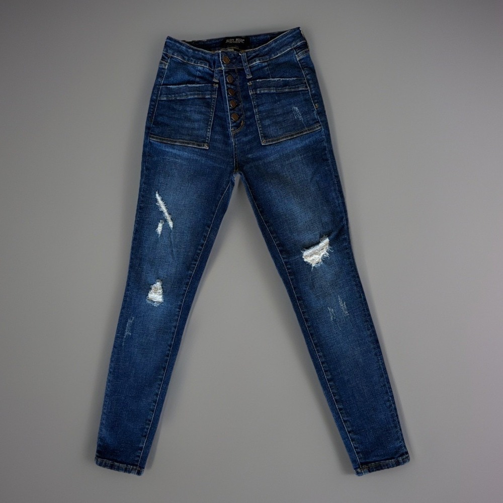 Judy Blue Skinny Jeans Dark Denim Women's Size 5‎